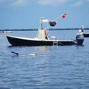 Colin Guy scalloping Crystal River